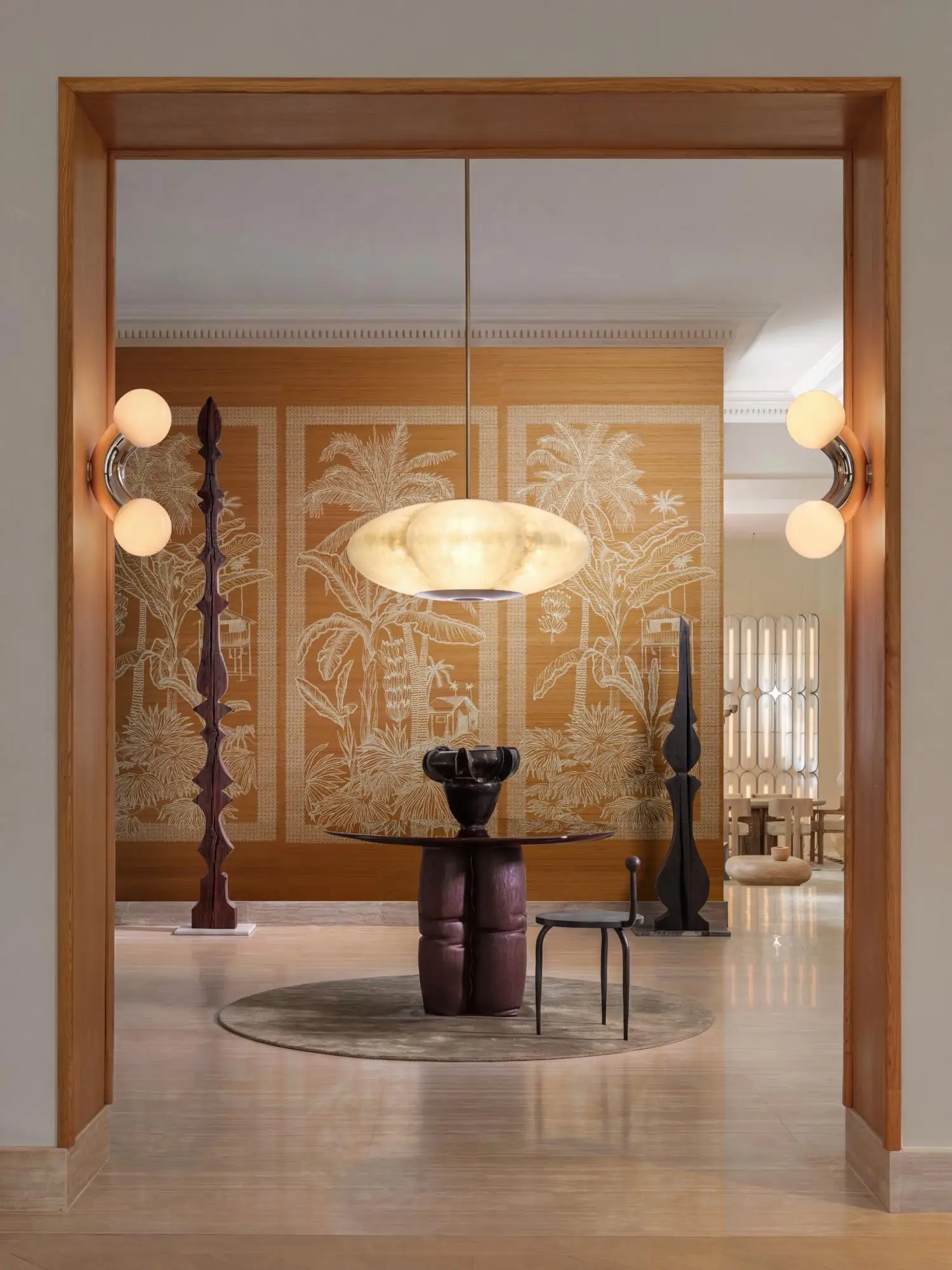 Nilaya room as a separate material direction