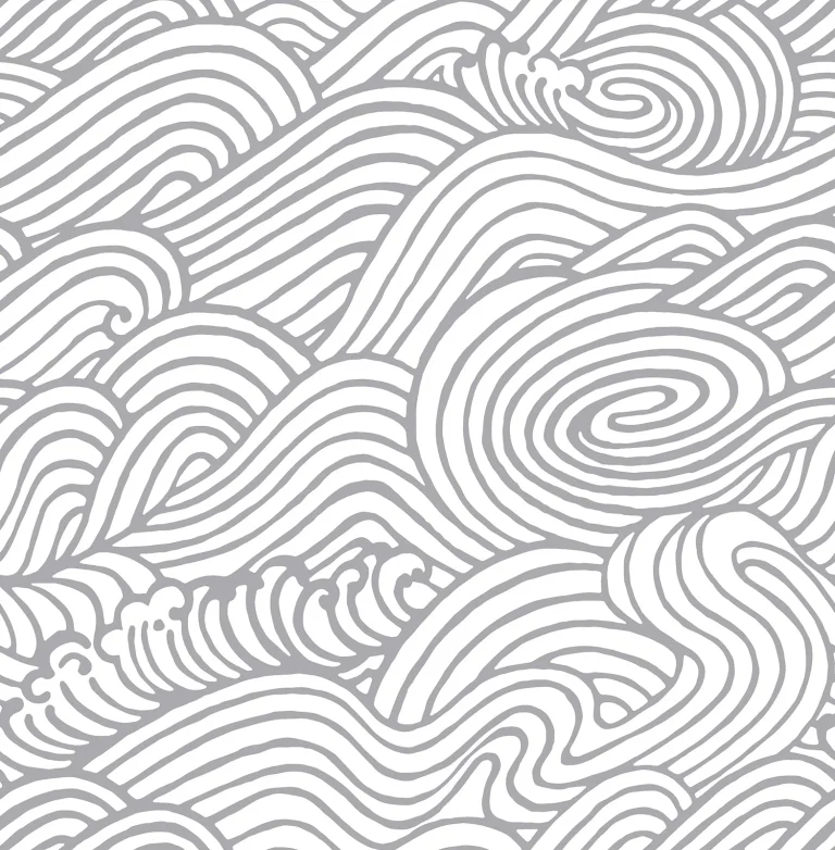 Mare Wave Wallpaper - Grey — Image 3