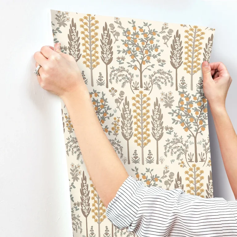 Rifle Paper Co. Fenna Wallpaper - Gold — Ảnh 6