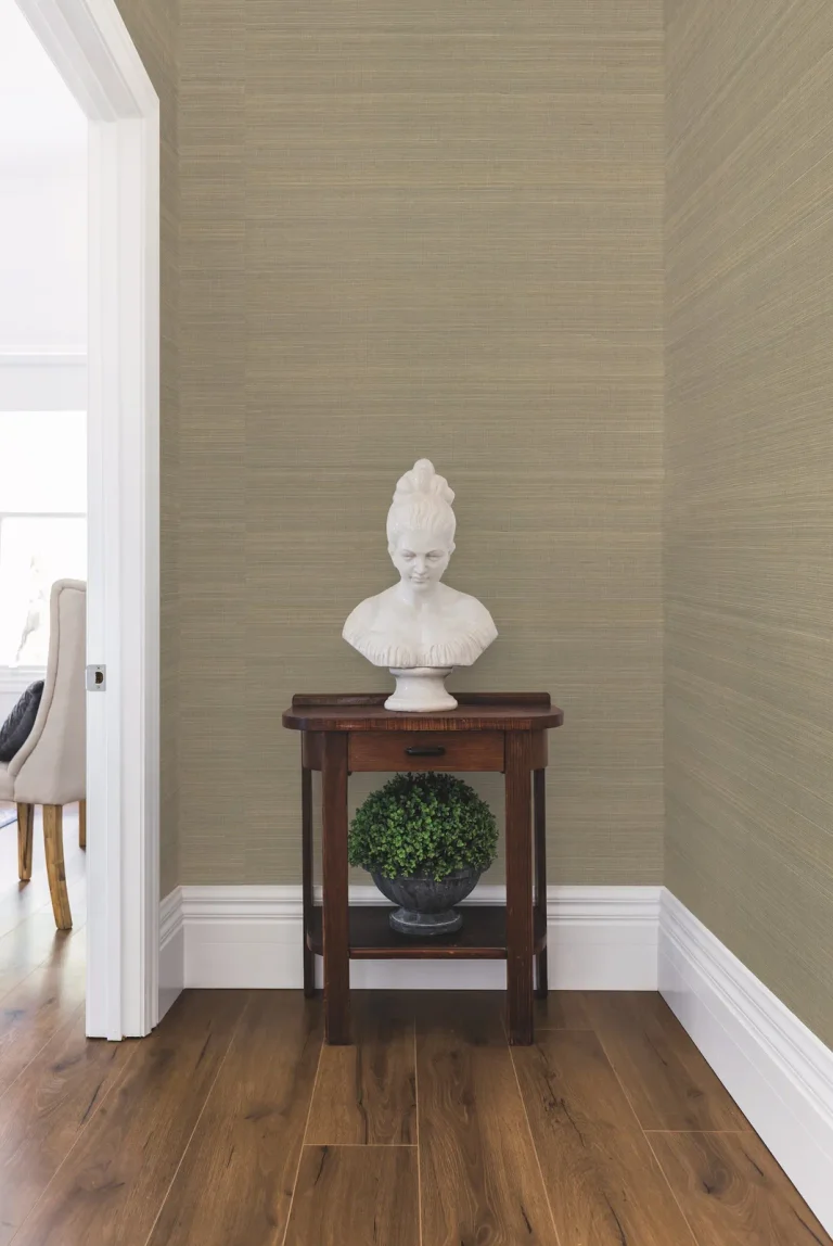 Abaca Weave Wallpaper - Taupe — Ảnh 4