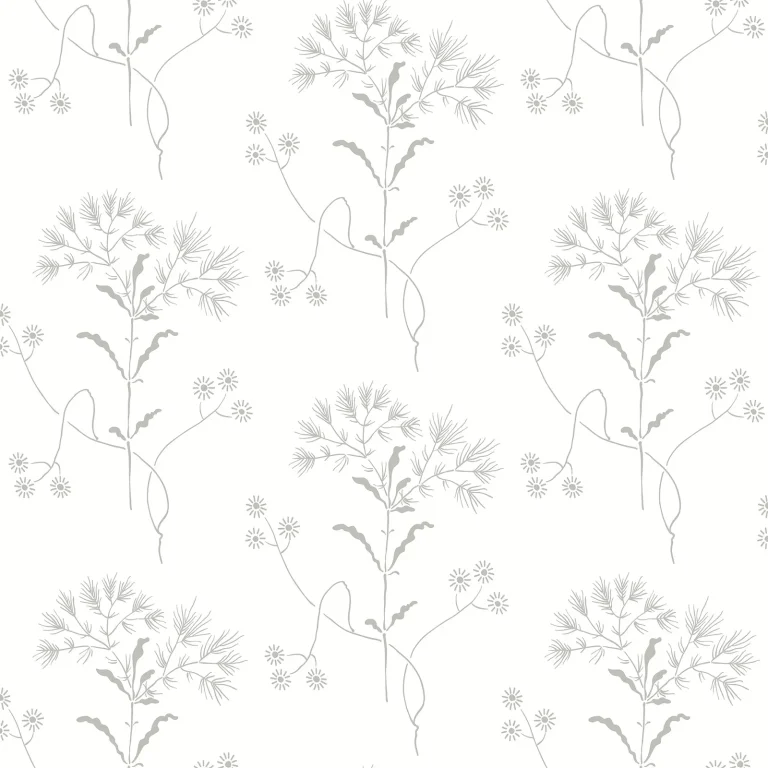Magnolia Home Wildflower Wallpaper - Grey — Image 5