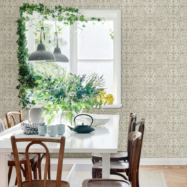 Chesapeake Sonoma Spanish Tile Wallpaper - Grey — Ảnh 2