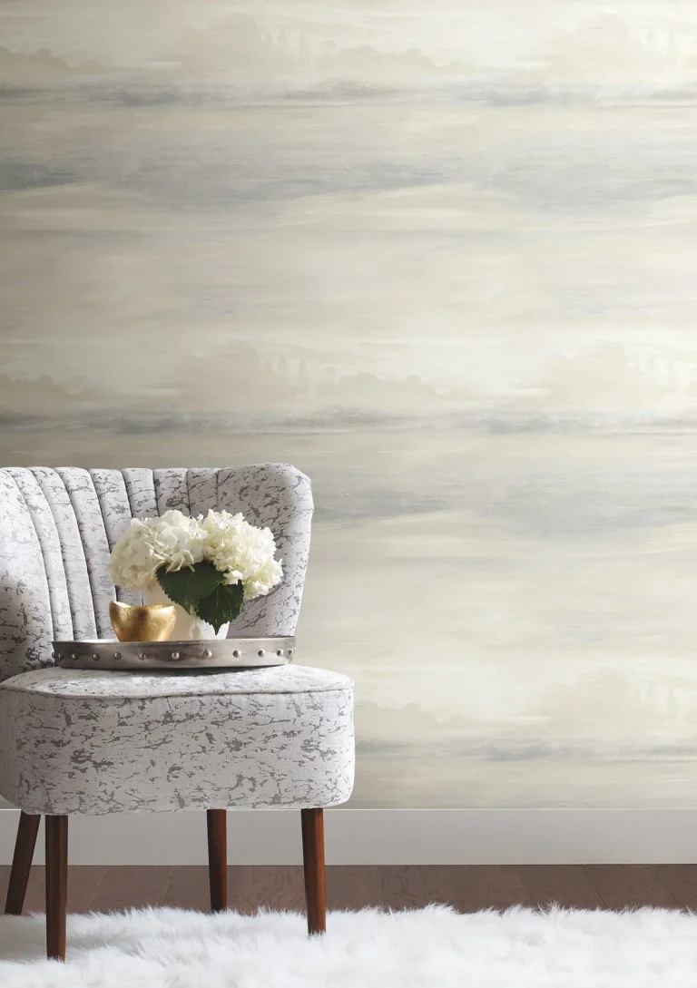 Candice Olson Soothing Mists Scenic Wallpaper - White — Ảnh 2