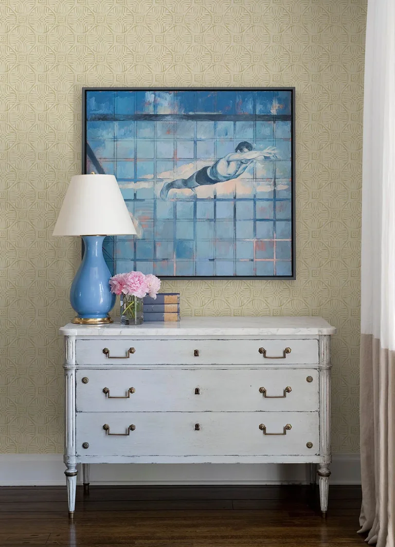 Chesapeake Sandee Medallion Wallpaper - Butter — Ảnh 4