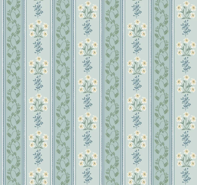 Rifle Paper Co. Portico Wallpaper - Blue — Ảnh 5