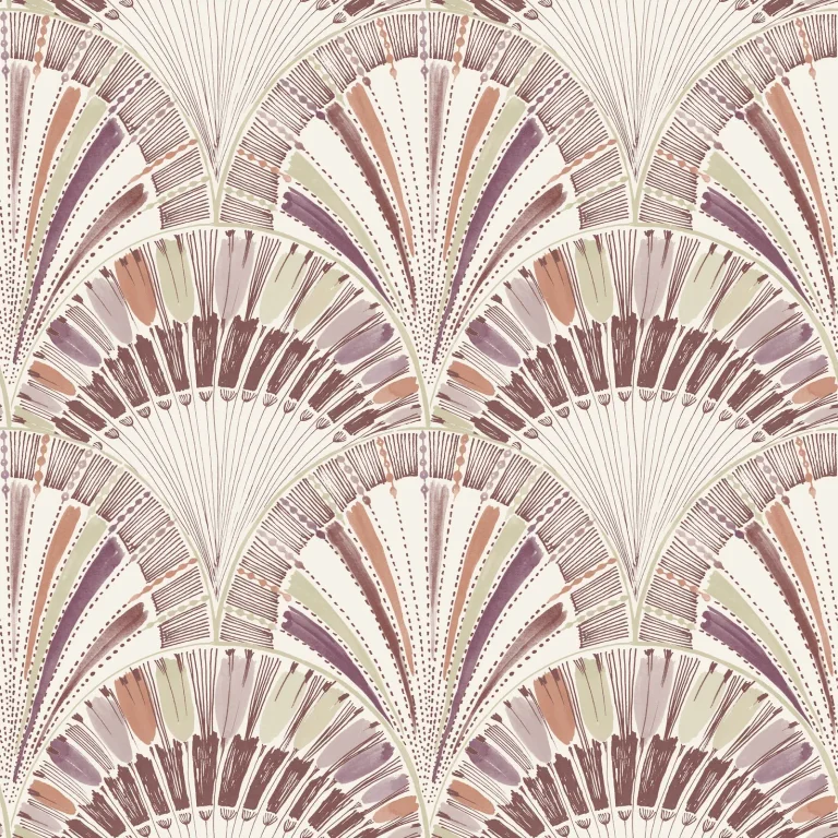 Myla Fanning Reeds Wallpaper - Berry — Image 3