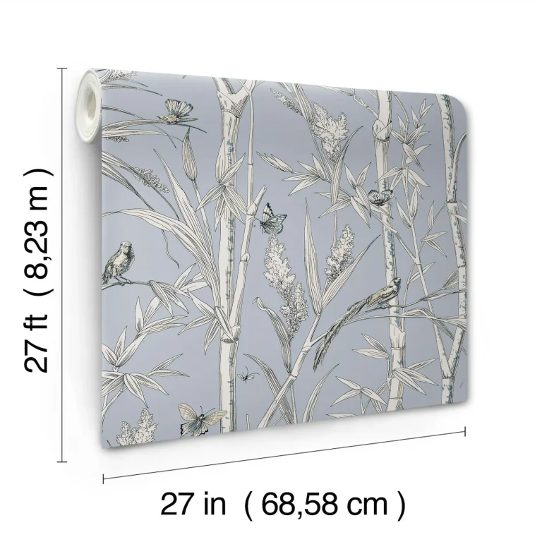 Bambou Toile Wallpaper - Sky — Ảnh 6