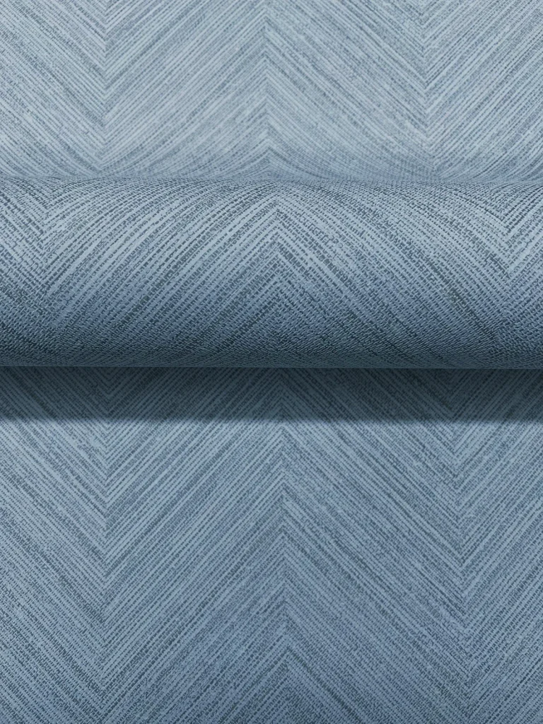 Chesapeake Caladesi Linen Chevron Wallpaper - Blue — Ảnh 2