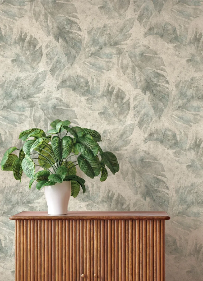 Sanne Palm Wallpaper - Grey — Ảnh 3