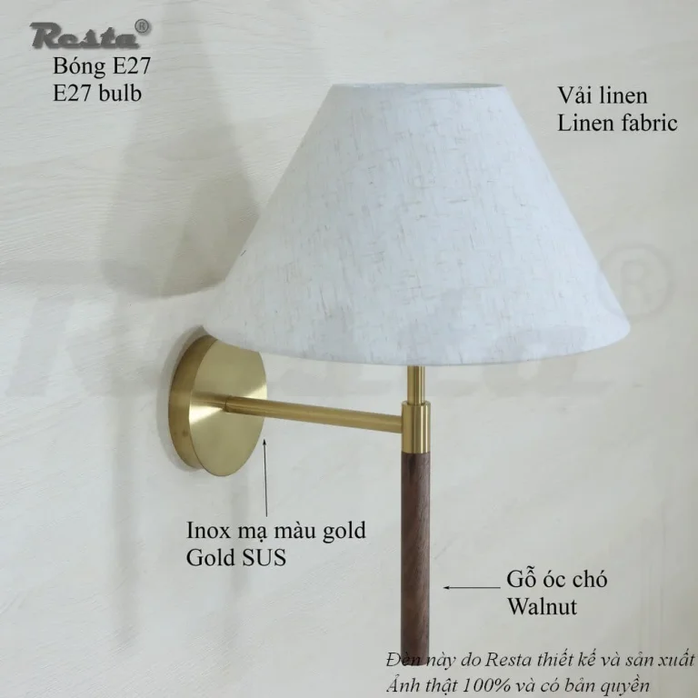 Đèn treo tường Resta 38 - Màu đỏ — Ảnh 2