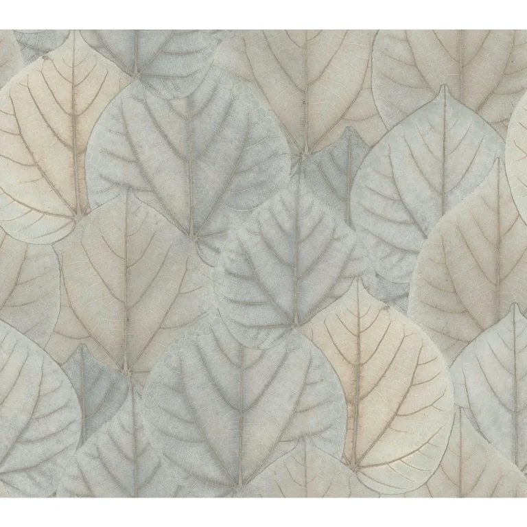 Candice Olson Leaf Concerto Wallpaper - Blue/Taupe — Ảnh 4