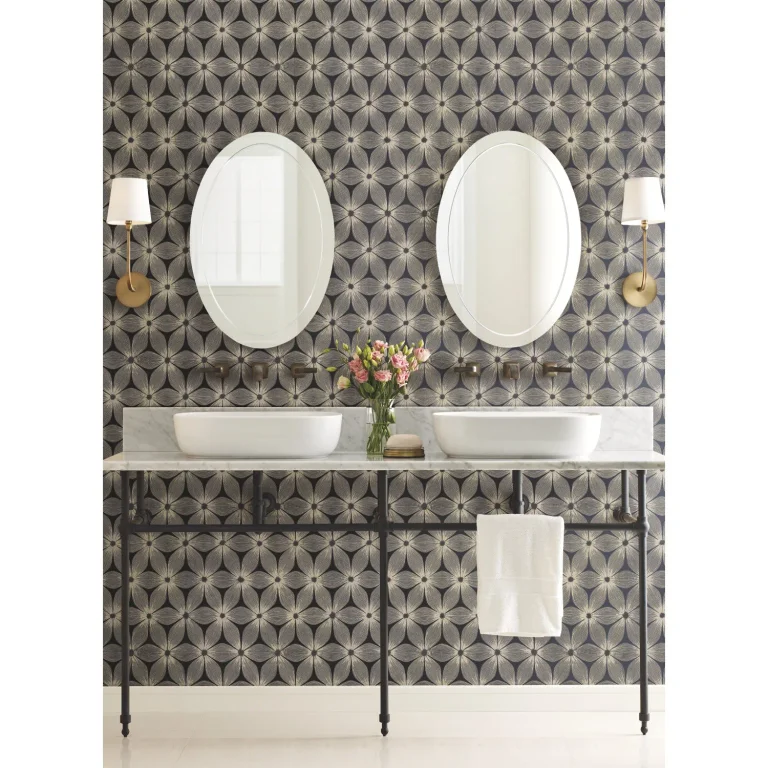 Candice Olson Everlasting Wallpaper - Black/Silver — Ảnh 2