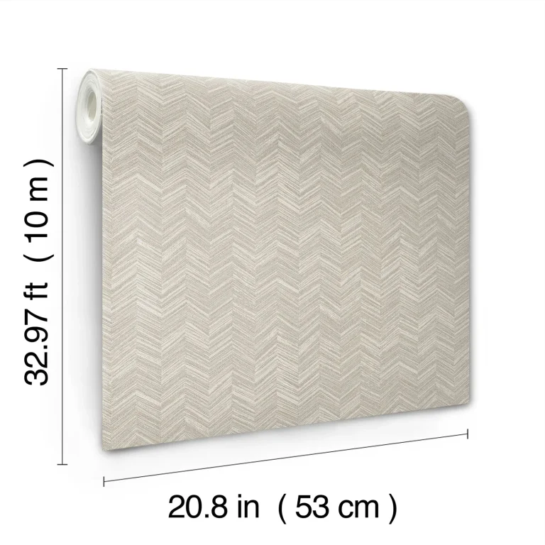 Raised Chevron Wallpaper - Grey — Ảnh 4