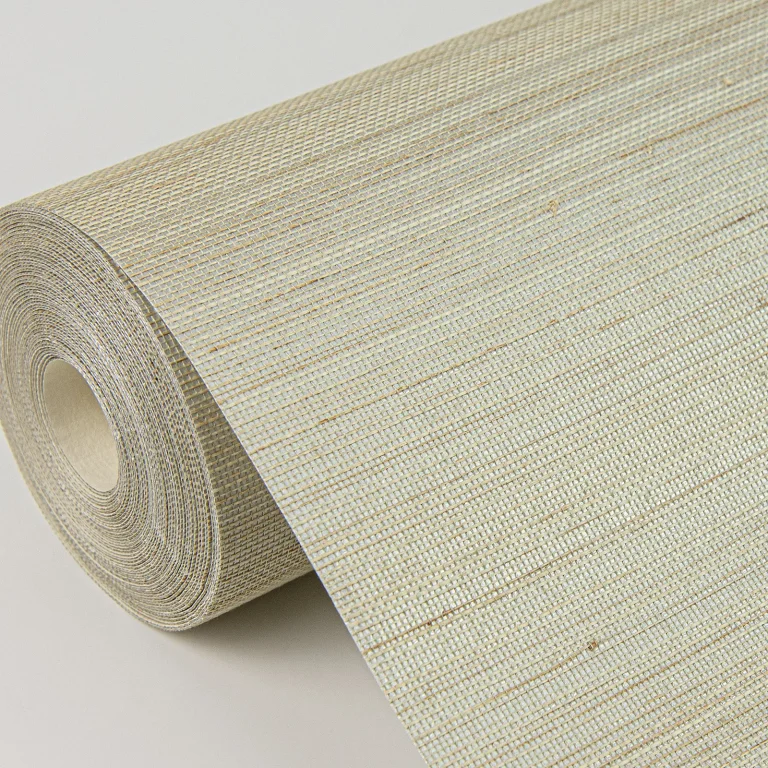Hiromi Abaca Grasscloth Wallpaper - Champagne — Ảnh 5