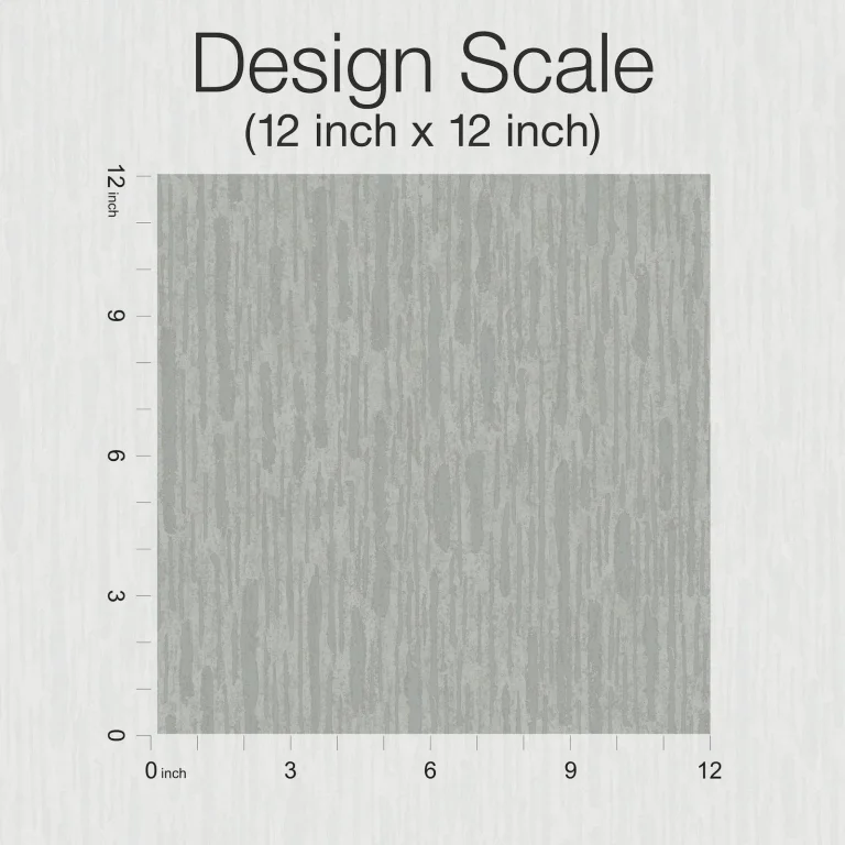Metallic Cascade Wallpaper - Spa/Silver — Image 4