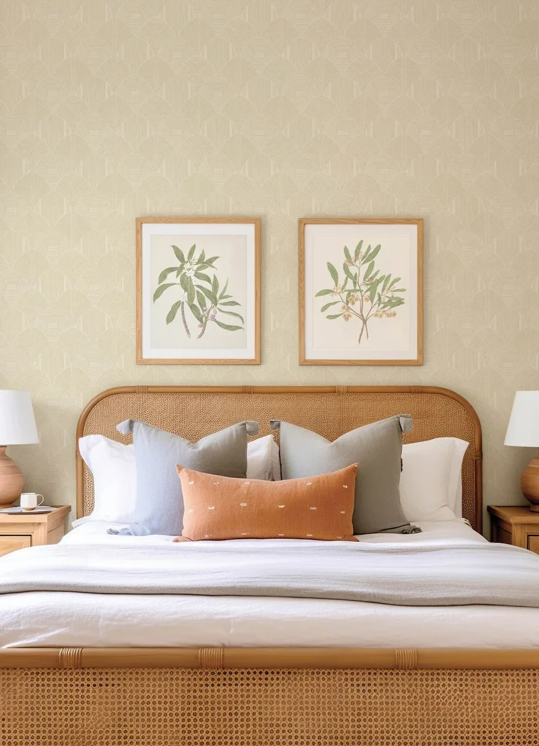Meyberg Geometric Wallpaper - Khaki — Image 4