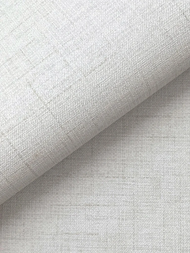 Leon Faux Fabric Wallpaper - Off-White — Ảnh 4