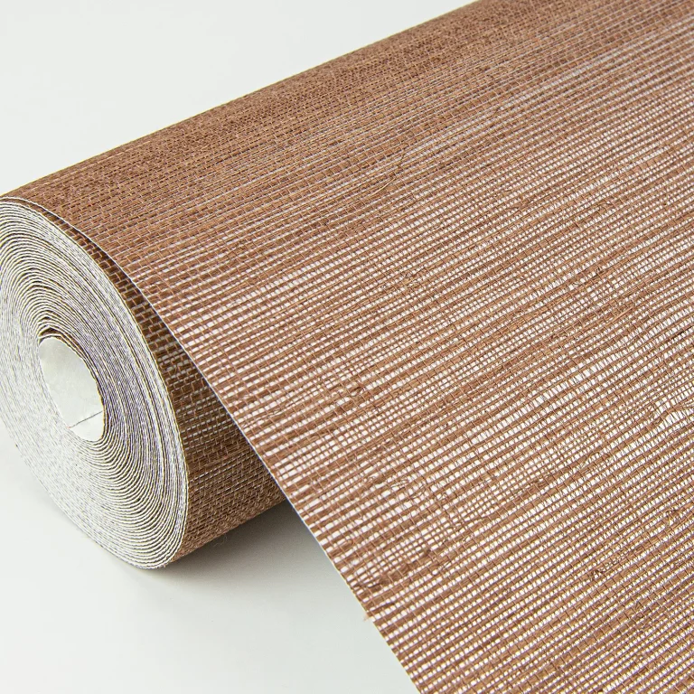 Caihon Sisal Grasscloth Wallpaper - Rust — Ảnh 2