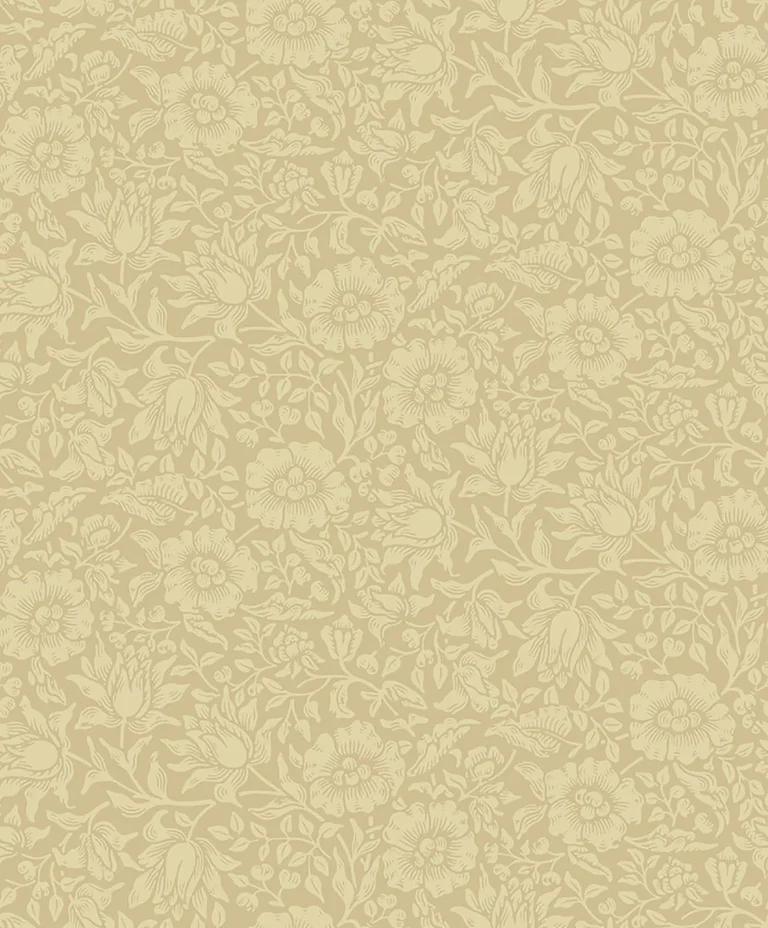 Mallow Floral Vine Wallpaper - Butter — Ảnh 2