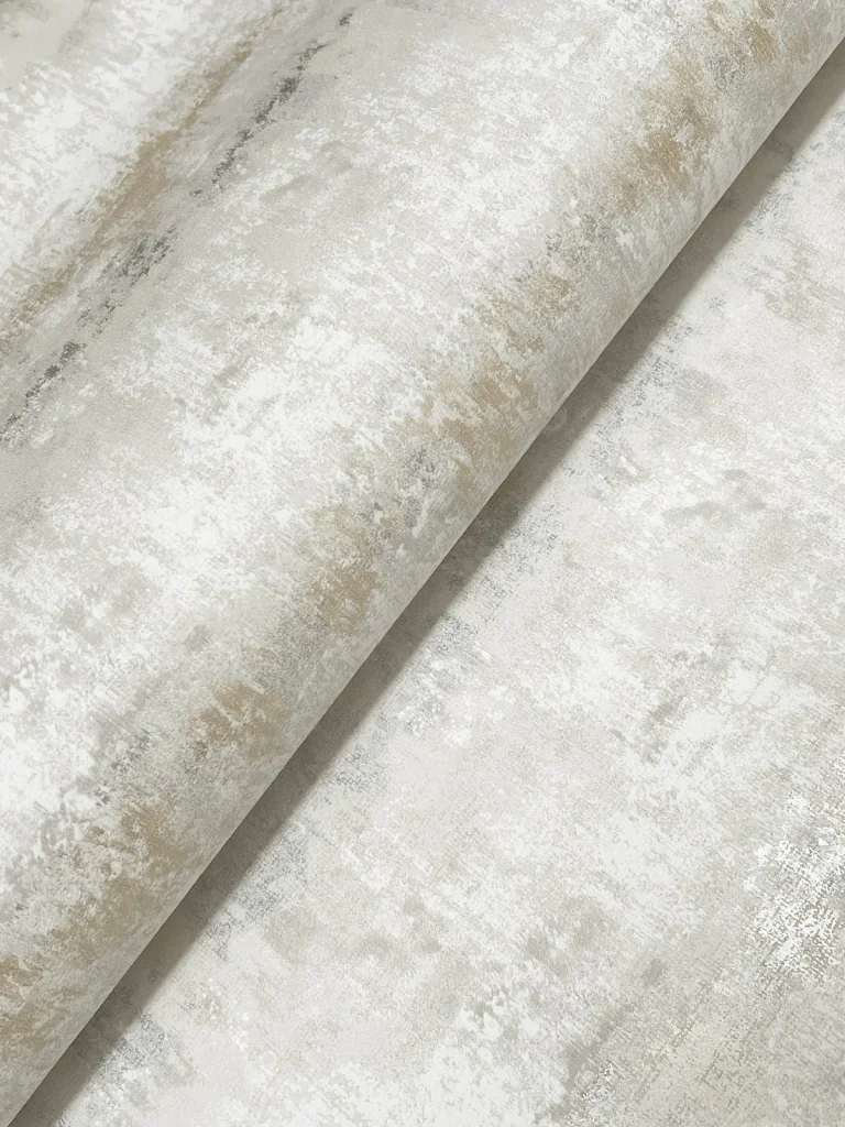Morningtide Textured Stripe Wallpaper - Grey — Image 5