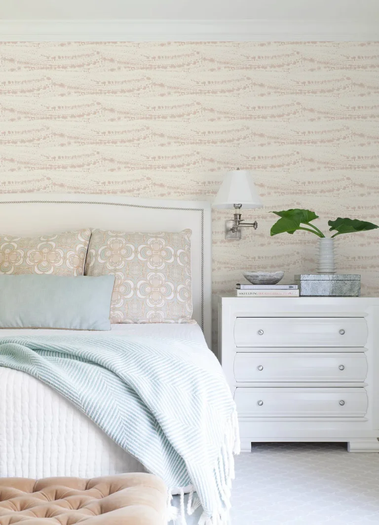 Chesapeake Rannell Abstract Scallop Wallpaper - Peach — Ảnh 3