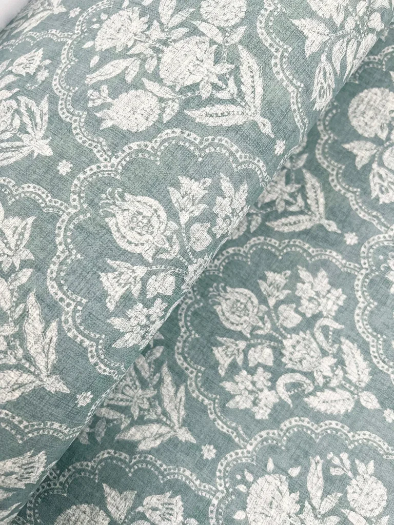 Frances Fishscale Wallpaper - Blue — Ảnh 7