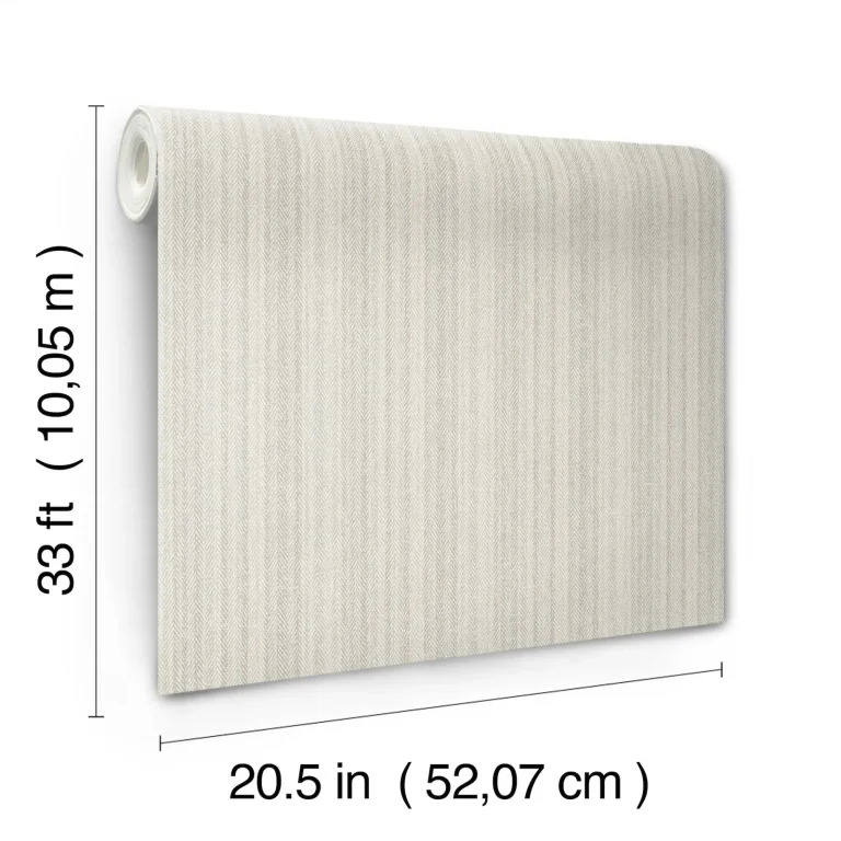 Chesapeake Stokes Chevron Stripe Wallpaper - Grey — Ảnh 7
