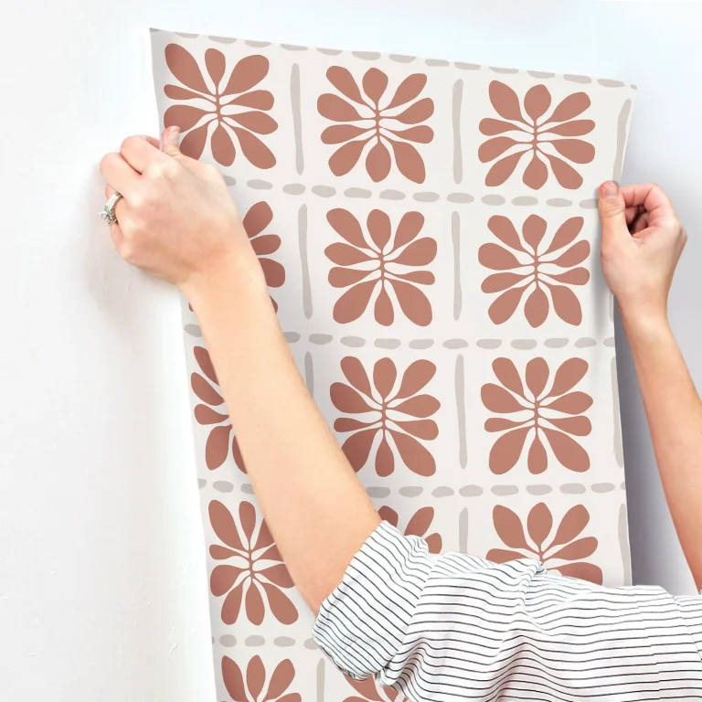 Mimosa Fleur Wallpaper - Terracotta — Image 7