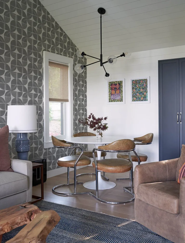 Baxter Semicircle Mosaic Wallpaper - Charcoal — Ảnh 3