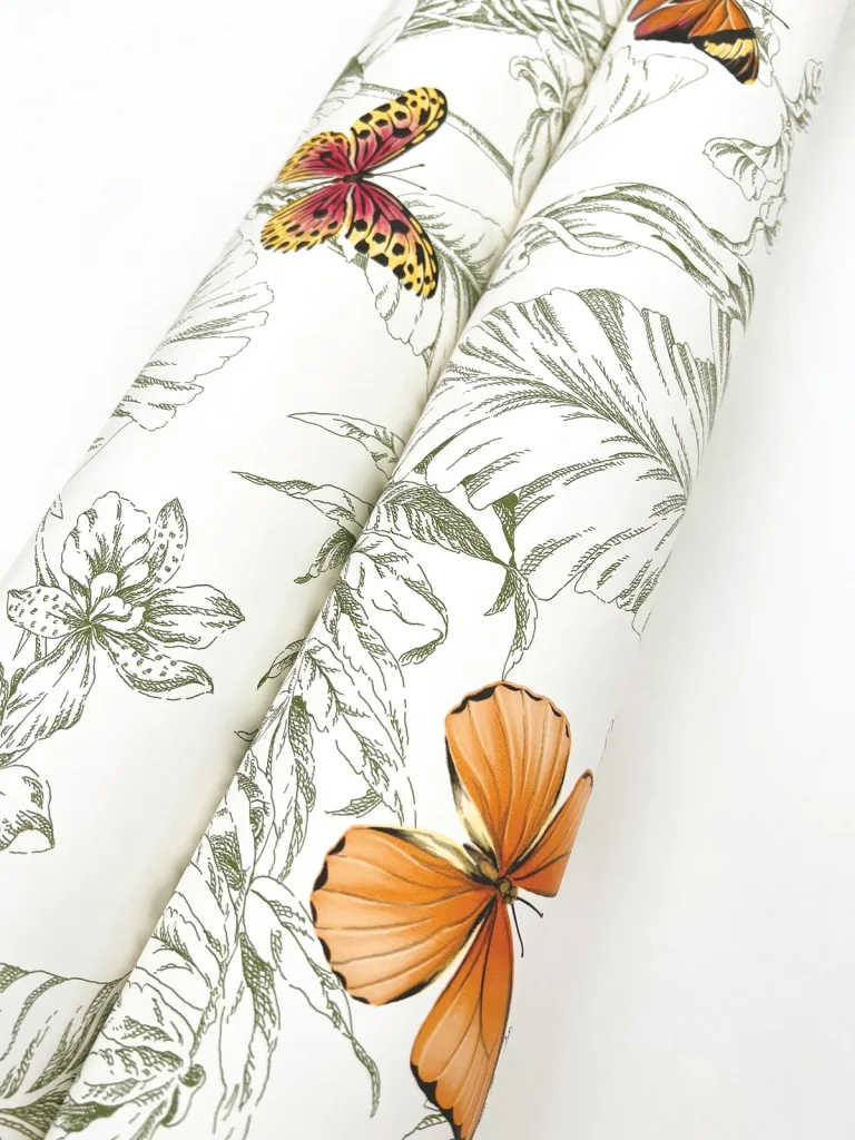 Papillon Wallpaper - Green — Image 3