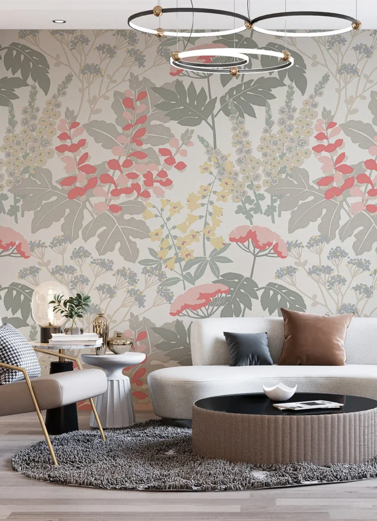 Paradise Wall Mural - Pink — Image 7