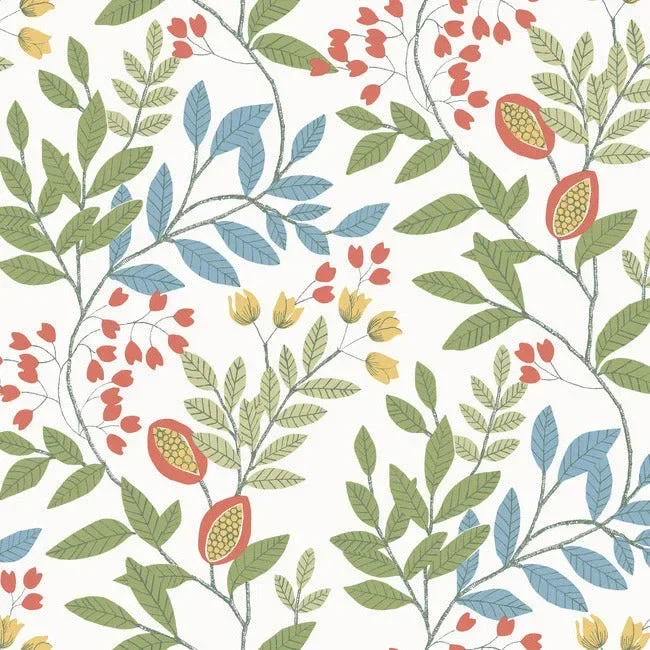 Eden Retreat Wallpaper - White/Multi — Ảnh 5