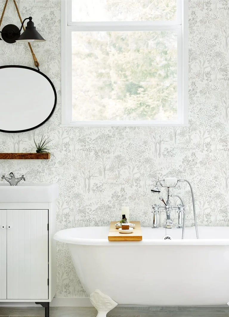 Chesapeake Walden Forest Wallpaper - Grey — Ảnh 3