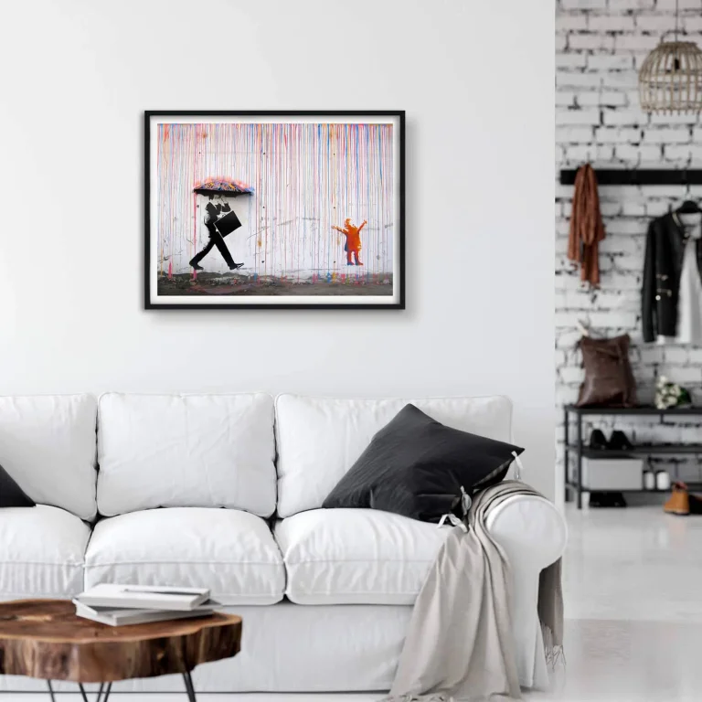 Banksy - "Coloured Rain" Poster - 30 x 24cm — Ảnh 6