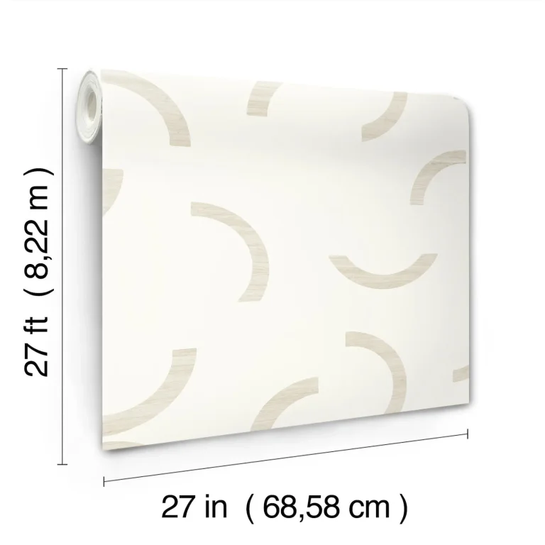 Lunula Wallpaper - Ivory — Ảnh 2