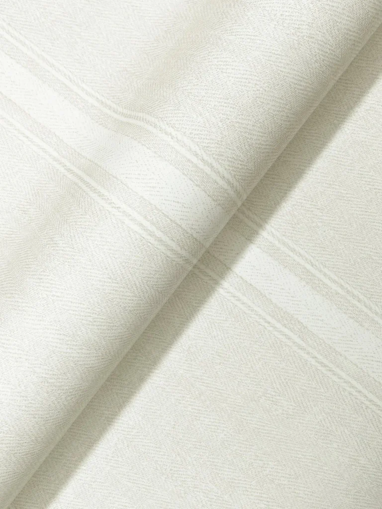 Chesapeake Linette Fabric Stripe Wallpaper - Cream — Ảnh 6