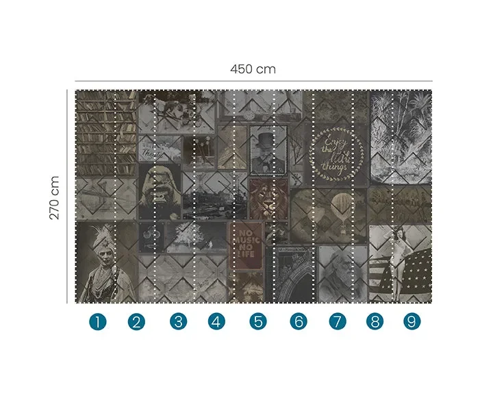 Zoom Digital Wallpaper Wall Mural - 2507N11 — Ảnh 3
