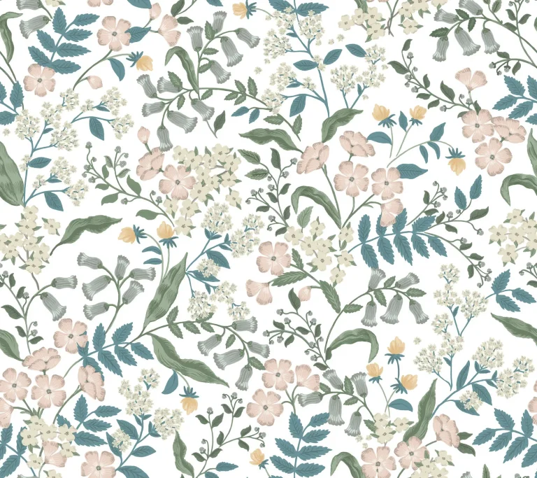 Rifle Paper Co. Sweetbrier Peel and Stick Wallpaper - Blush — Image 4