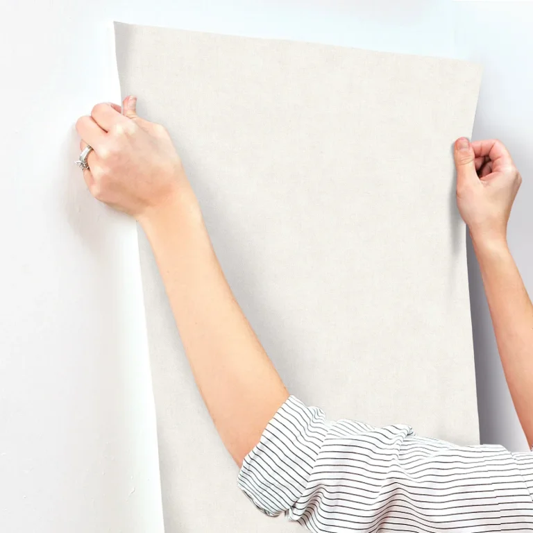 Nuovo Faux Linen Wallpaper - Off-White — Ảnh 6