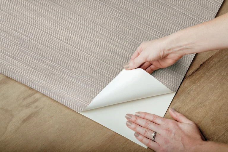 Natural Grasscloth Peel and Stick Wallpaper - Classic Grey — Ảnh 6