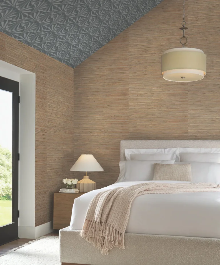 Candice Olson Bamboo Hemp Blend Wallpaper - Natural — Ảnh 3