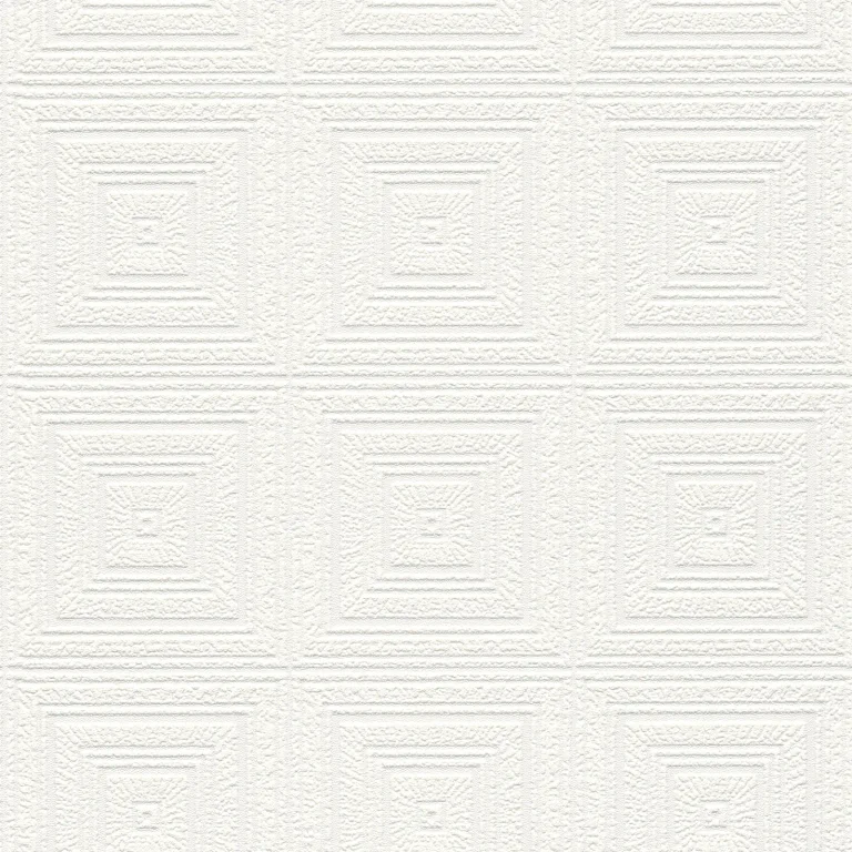 Wright Tin Paintable Wallpaper - White — Ảnh 5