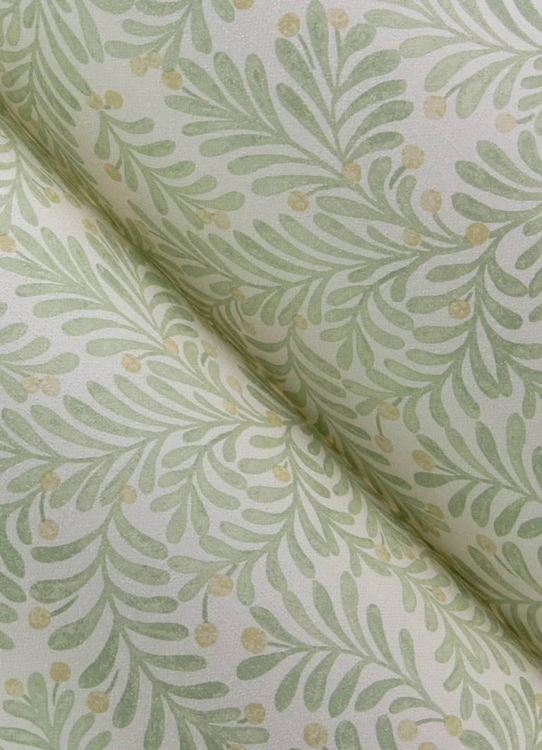 Chesapeake Chrysantha Berry Branches Wallpaper - Sage — Image 4