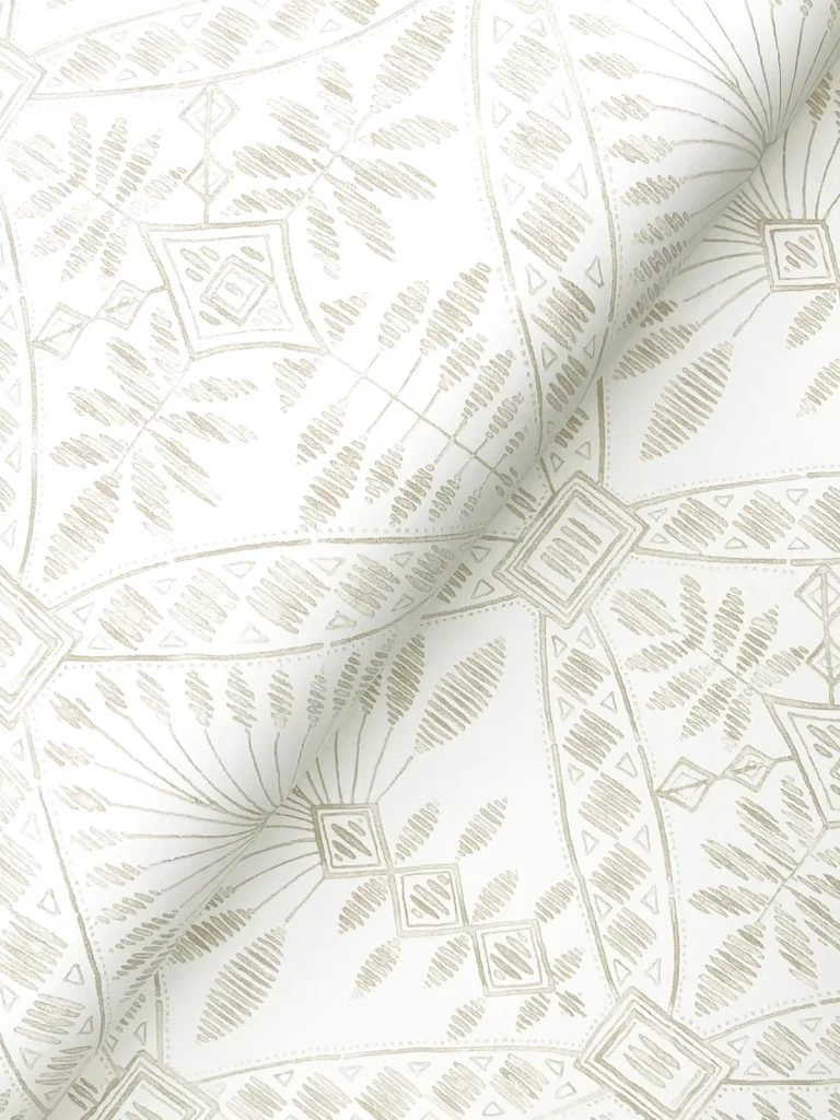 Chesapeake Emmarie Geometric Wallpaper - Light Grey — Ảnh 6