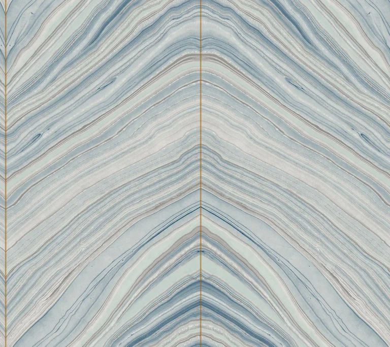 Candice Olson Onyx Strata Peel and Stick Wallpaper - Mist Blue — Ảnh 5