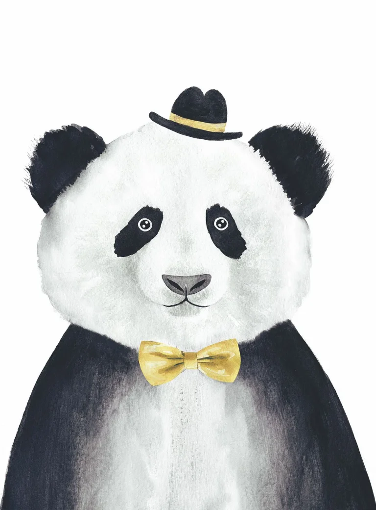 Cuddly Panda - Wall Mural 5529 - 4 Panel - 192cm x 260cm — Ảnh 3