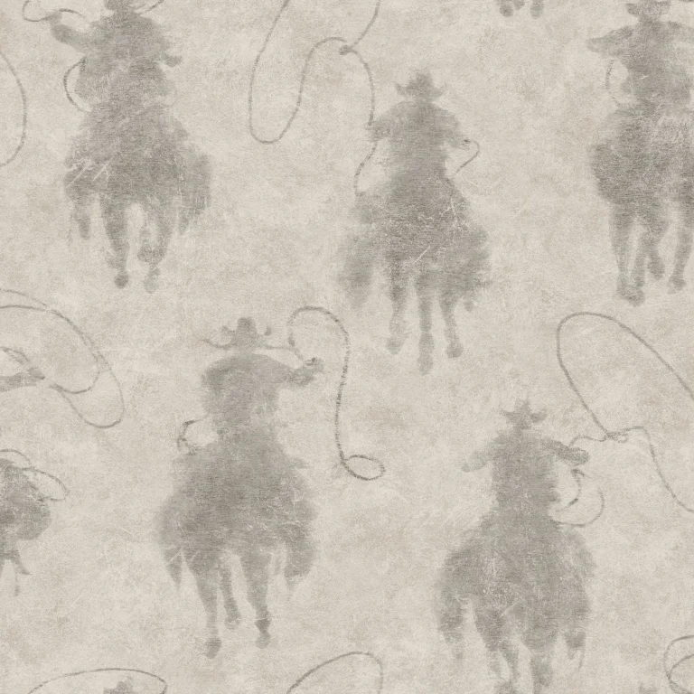 Chesapeake Stockman Silhouette Wallpaper - Grey — Ảnh 5