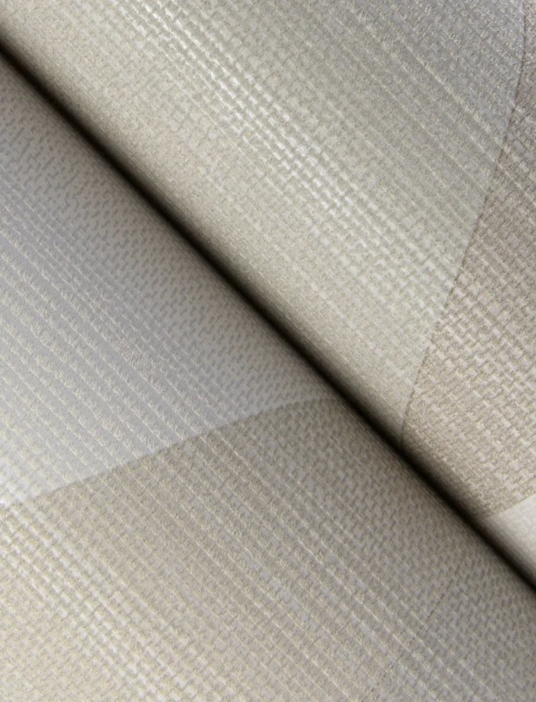 Winslow Geometric Faux Grasscloth Wallpaper - Bone — Ảnh 3