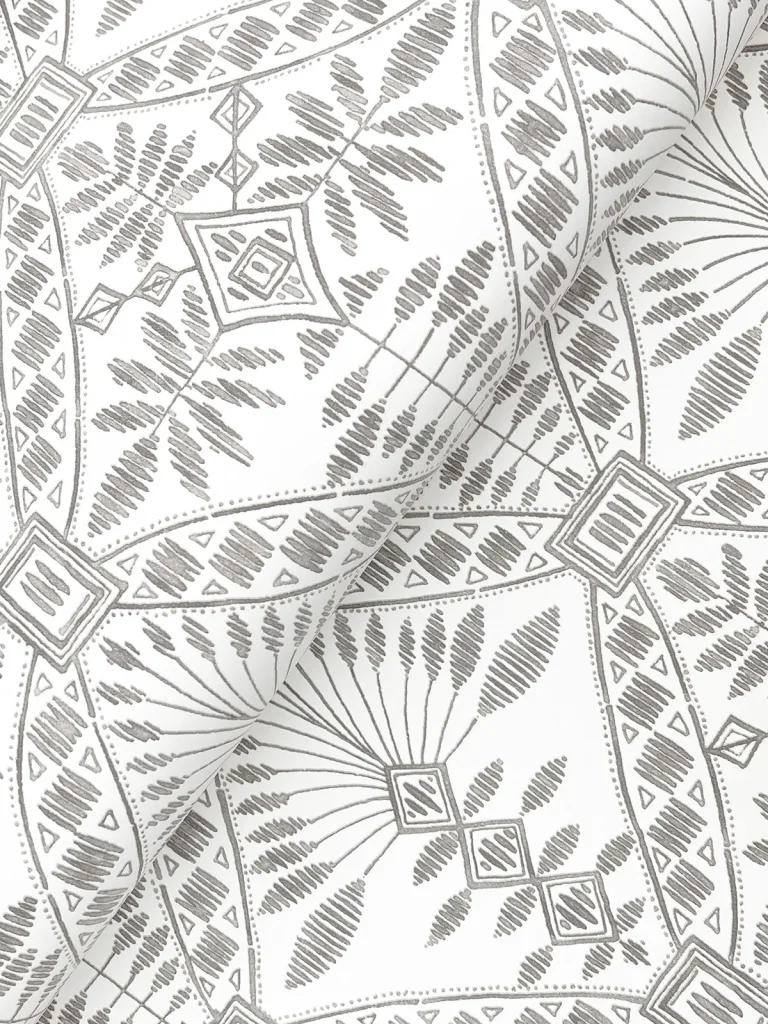 Chesapeake Emmarie Geometric Wallpaper - Black — Ảnh 6