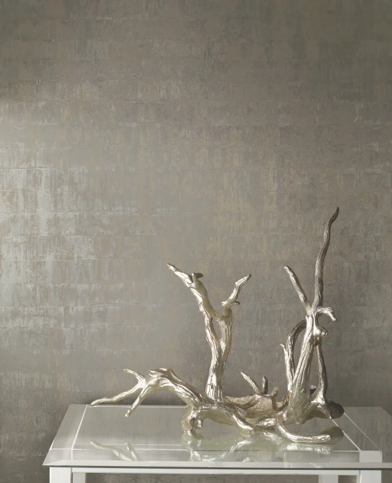 Ronald Redding Liquid Metal Wallpaper - Taupe — Ảnh 3